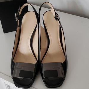 Calvin Klein sling back pumps